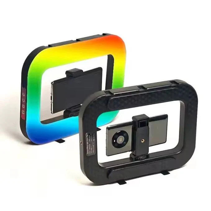 Ring Light Rectangulaire RGB 20W Rechargeable – Éclairage Professionnel pour TikTok, Reels & Streaming
